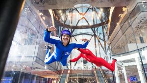 Indoor skydiving