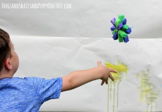 sponge painting for kids 