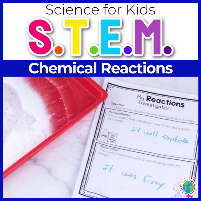 stem chemical reactions baking soda reaction
