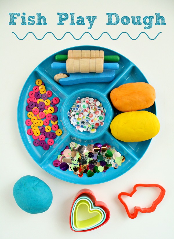 Fish Play Dough Invitation