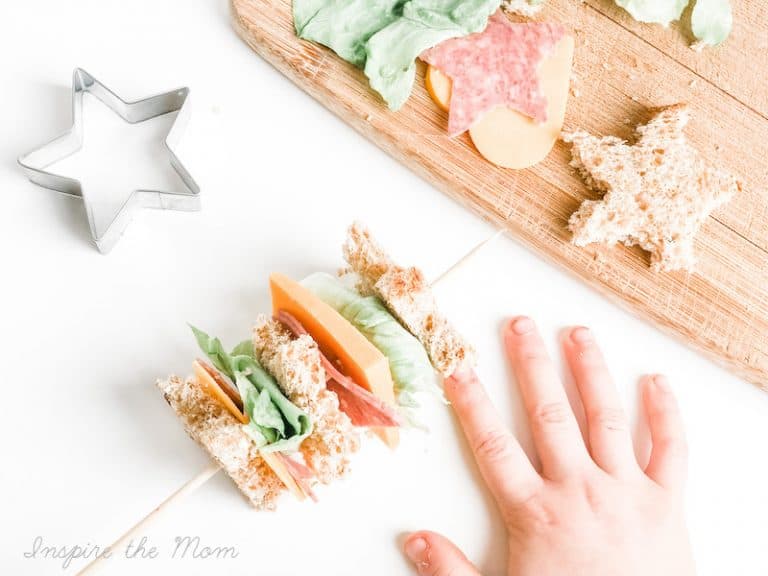 Sandwich kabobs - www.inspirethemom.com
