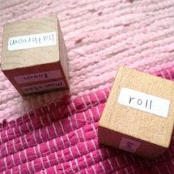 Block Dice Activity for Kids