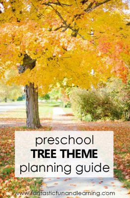 Preschool Tree Theme Lesson Planning Guide #preschool