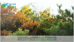 scrub-shrub habitats