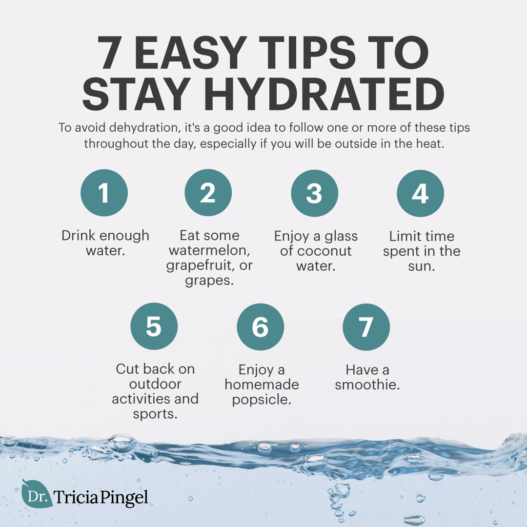 Beat the Heat! 7 Home Remedies for Dehydration | Dr. Tricia Pingel