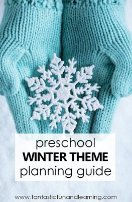 Preschool Winter Theme Lesson Planning Guide #preschool