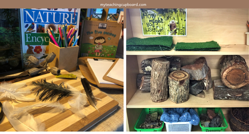 loose parts shelf