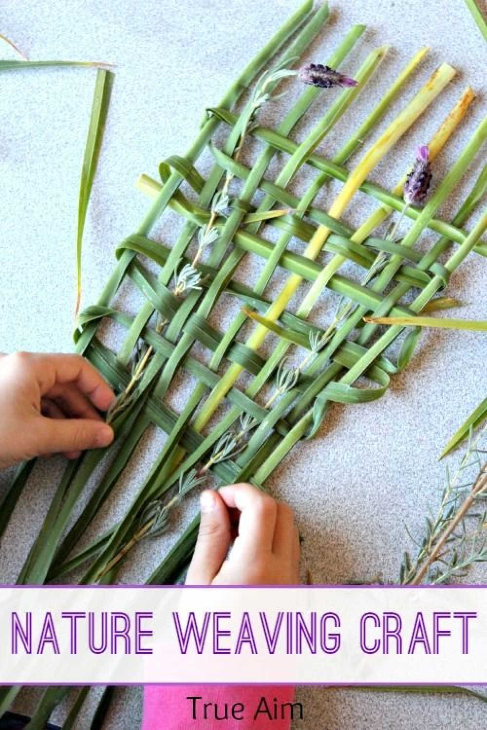 Nature weaving craft