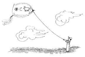 Share secrets with coded message kites.