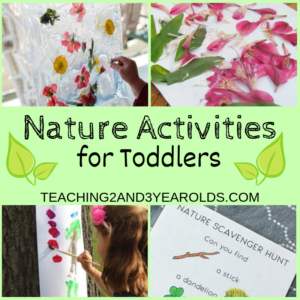 nature activities for toddlers