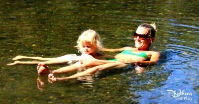 Play in a creek