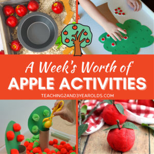 A Week's Worth of Apple Learning Activities