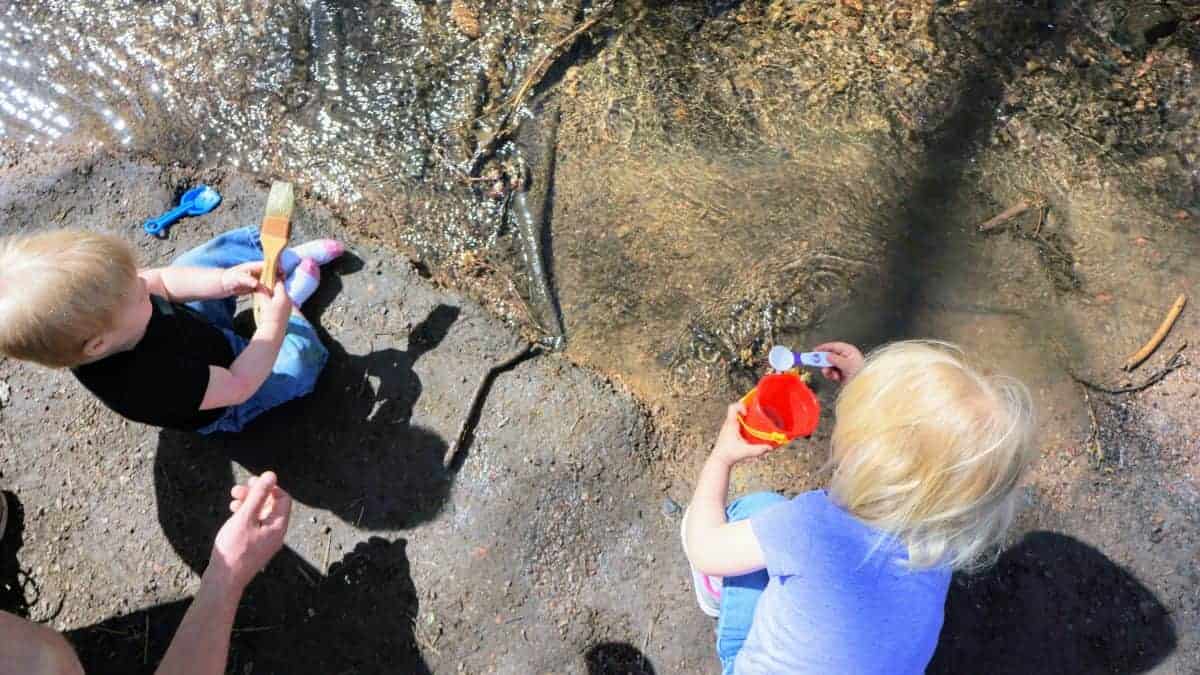 streamside play activities for kids
