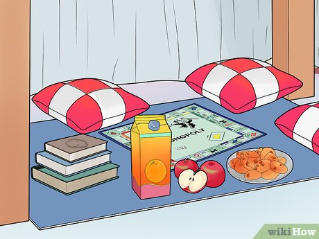 Step 5 Stock your fort with snacks and drinks.