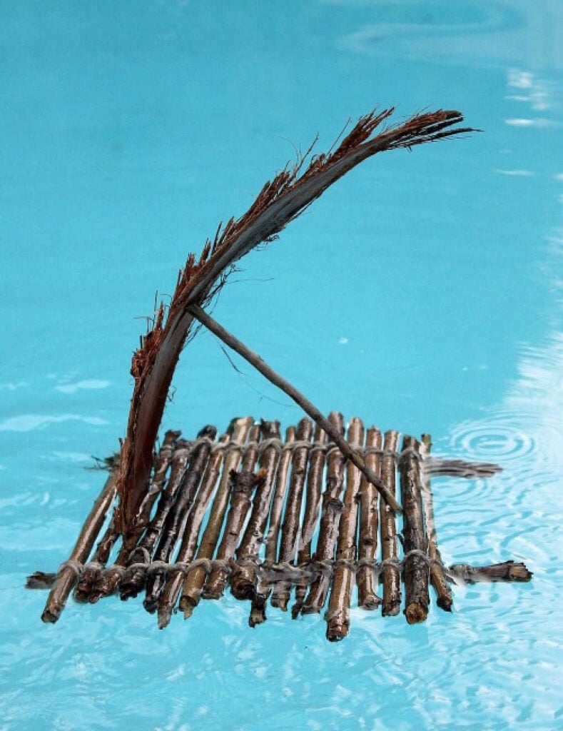 Making and Sailing Stick Rafts