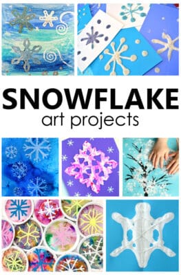 36 Super Fun Snowflake Art Projects and Winter Crafts for Kids