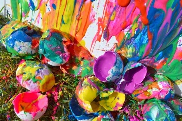 Painting With Eggs via Growing a Jeweled Rose