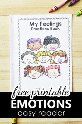 Free Printable Emotions Easy Reader