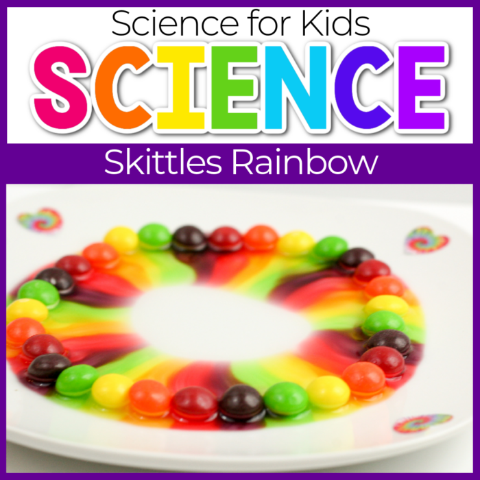 skittles rainbow science experiments