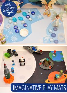 More Printable Imaginative Play Mats! - Picklebums