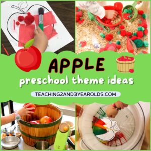preschool apple theme resources