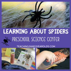 Learning About Spiders at the Preschool Science Center