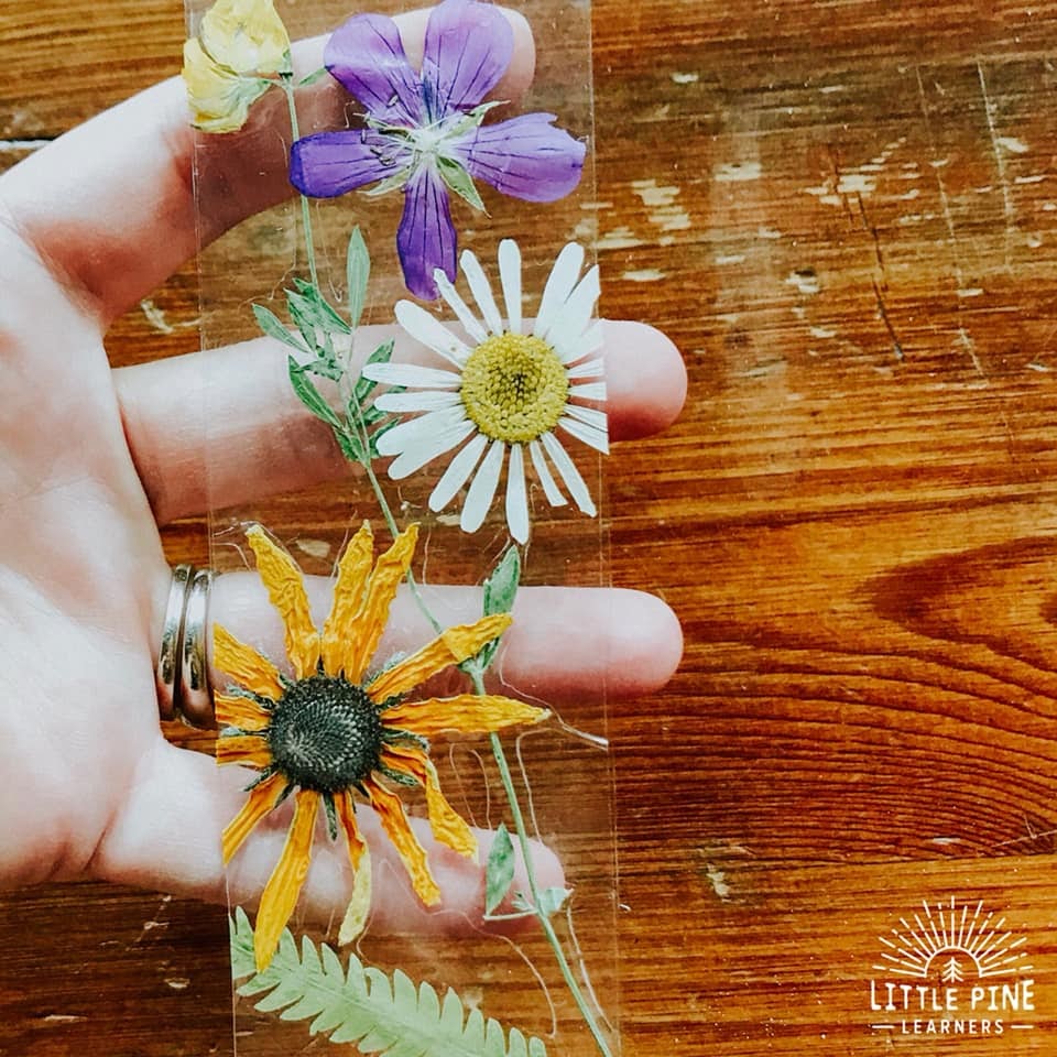 Pressed Flower Bookmark