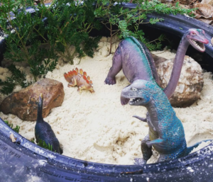 Garden of Our Dreams - Small World - Fine motor skills - messy play - outdoors - gardening - play - early years - imagination