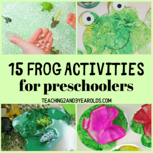 preschool frog activities