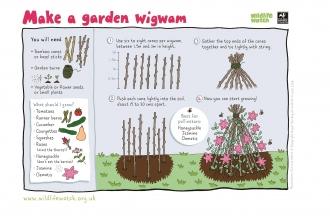 Garden wigwam