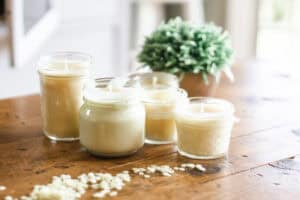 DIY Beeswax Candles Cover. www.inspirethemom.com