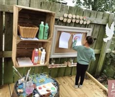 This contains an image of: Outdoor art space