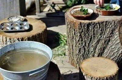 Mud Kitchen. Must get tub for water :) Here I come, antique stores!