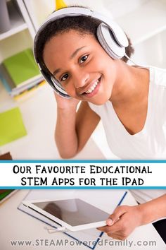 An IPad can be an incredible learning tool for students. Here we share our favourite educational apps for the IPad for upper elementary and middle school, with a focus on STEM apps. Our list includes apps to be used in the classroom or home for elementary to adult. Everyone loves learning on an IPad with it's multisensory functions, it simply makes learning fun. #IPadApps #EducationalApps #STEMApps #ScienceApps #IPad #ClassroomTechnology