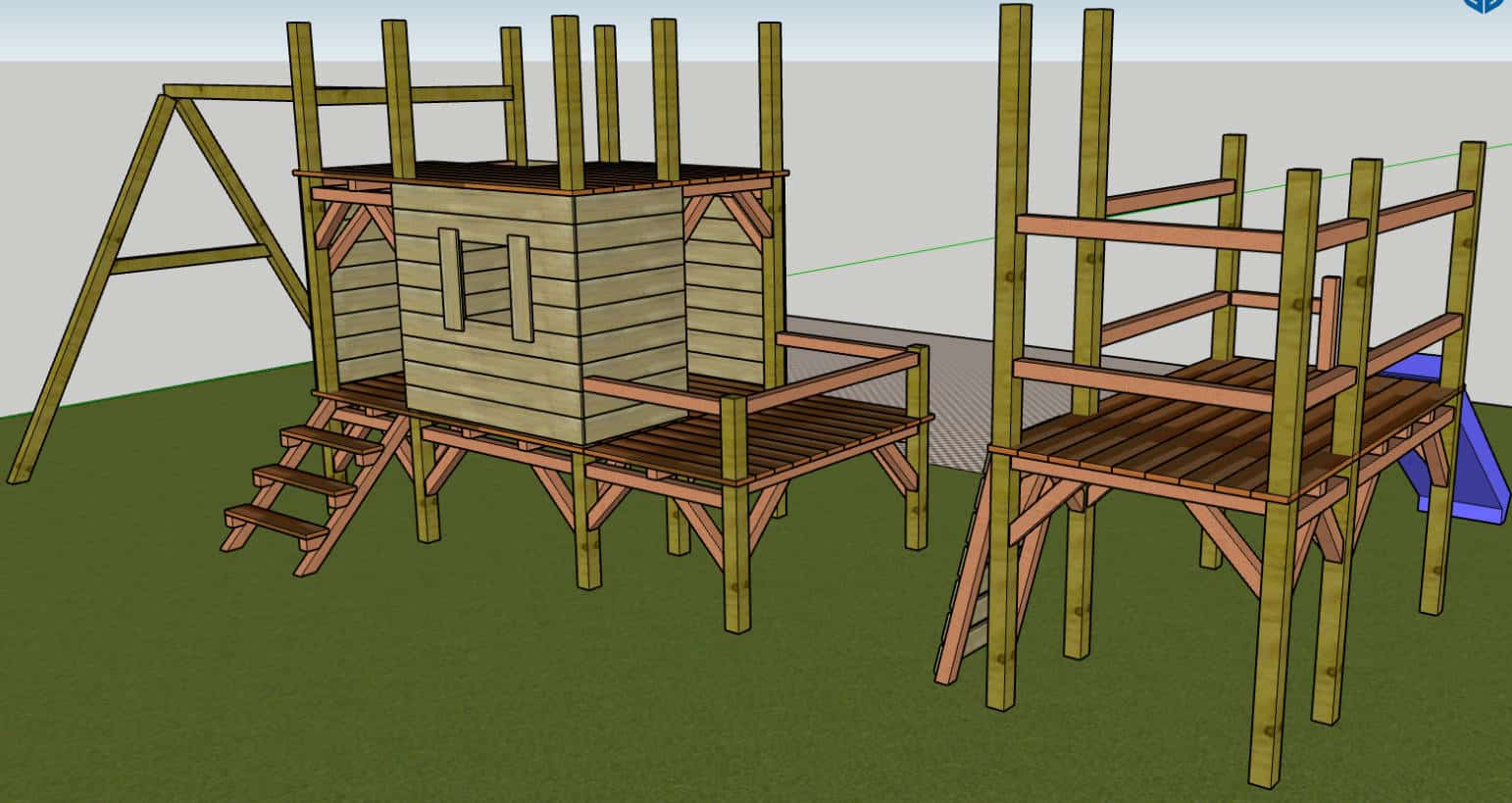 DIY Wood Playground