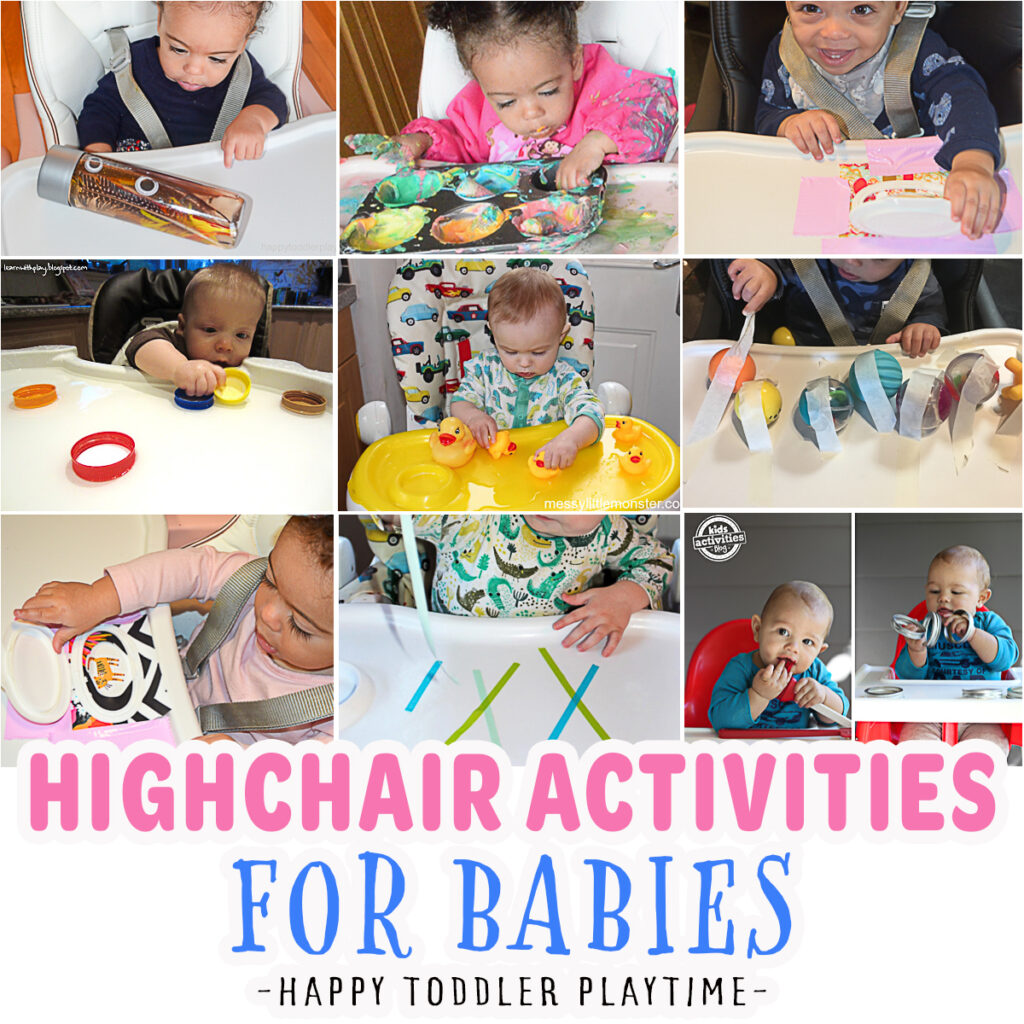 Easy Highchair Activities for Babies