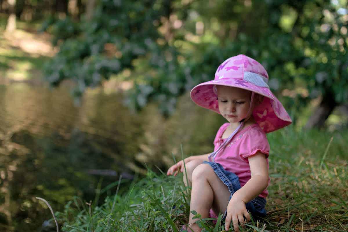 Nature Study Sitting By Pond - Exploring ponds with kids