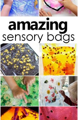 Amazing Sensory Bags-mess-free sensory play for babies, toddlers, and preschoolers