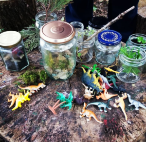 Garden of Our Dreams - Small World - Fine motor skills - messy play - outdoors - gardening - play - early years - imagination