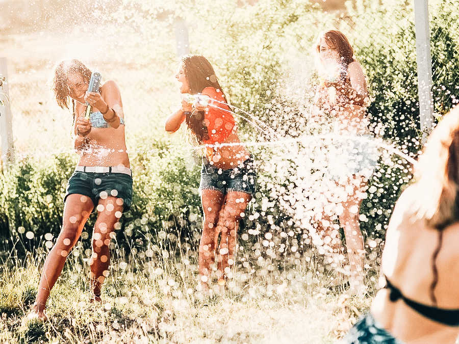 Have a Water Gun Fight
