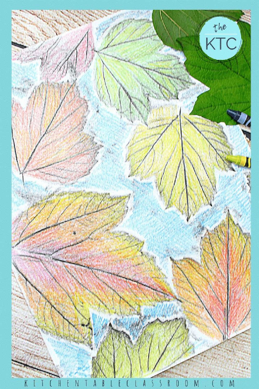 Crayon Leaf Rubbing