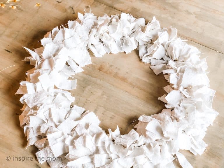 DIY Fall Rag Wreath