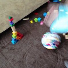 Block Bowling Activity for Kids