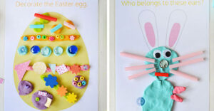 Easter Play Dough Mats – Free Printable