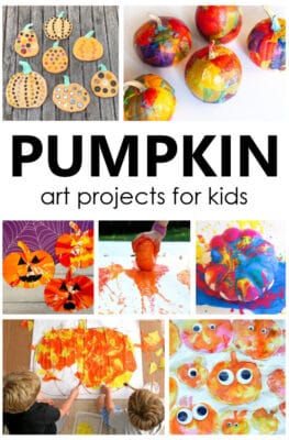 Pumpkin Art Projects for Kids-Fall and Halloween Crafts and Art Projects