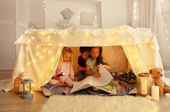 Indoor Fort Building For Kids: At Home Children's Activity