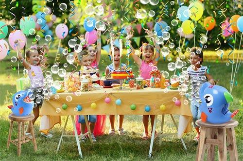 Kidzlane Battery Bubble Machines for Toddler and Kids
