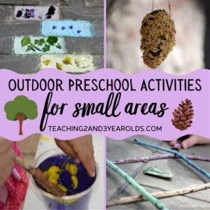 preschool outdoor activities