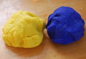 Simple Microwave Play Dough Recipe.