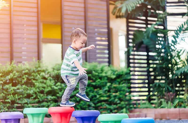 2 year old toddler gross motor skills